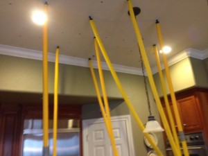 Drying inside ceiling water damage seattle